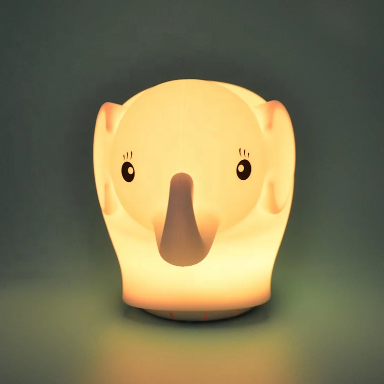 Baby Nursery Sleep Silicone Owl Animal Multicolor Changing Mini Rechargeable 3d Baby Led Night Light For Kids