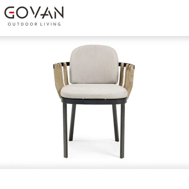 Современный дизайн, досуг, гостиница, вилла, Тиковая древесина, Обеденный набор, садовая алюминиевая мебель, уличный обеденный стул