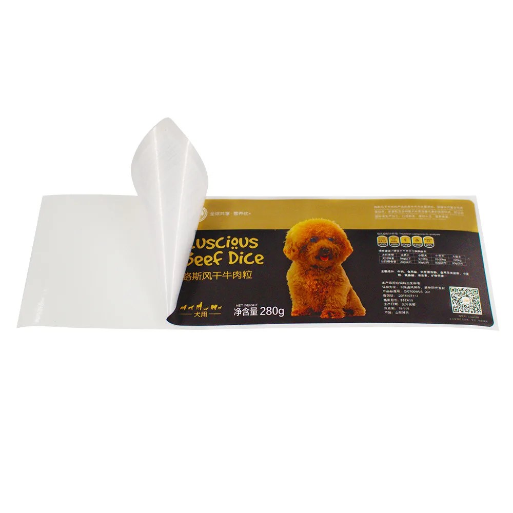 Christmas Waterproof packaging label for custom sticker