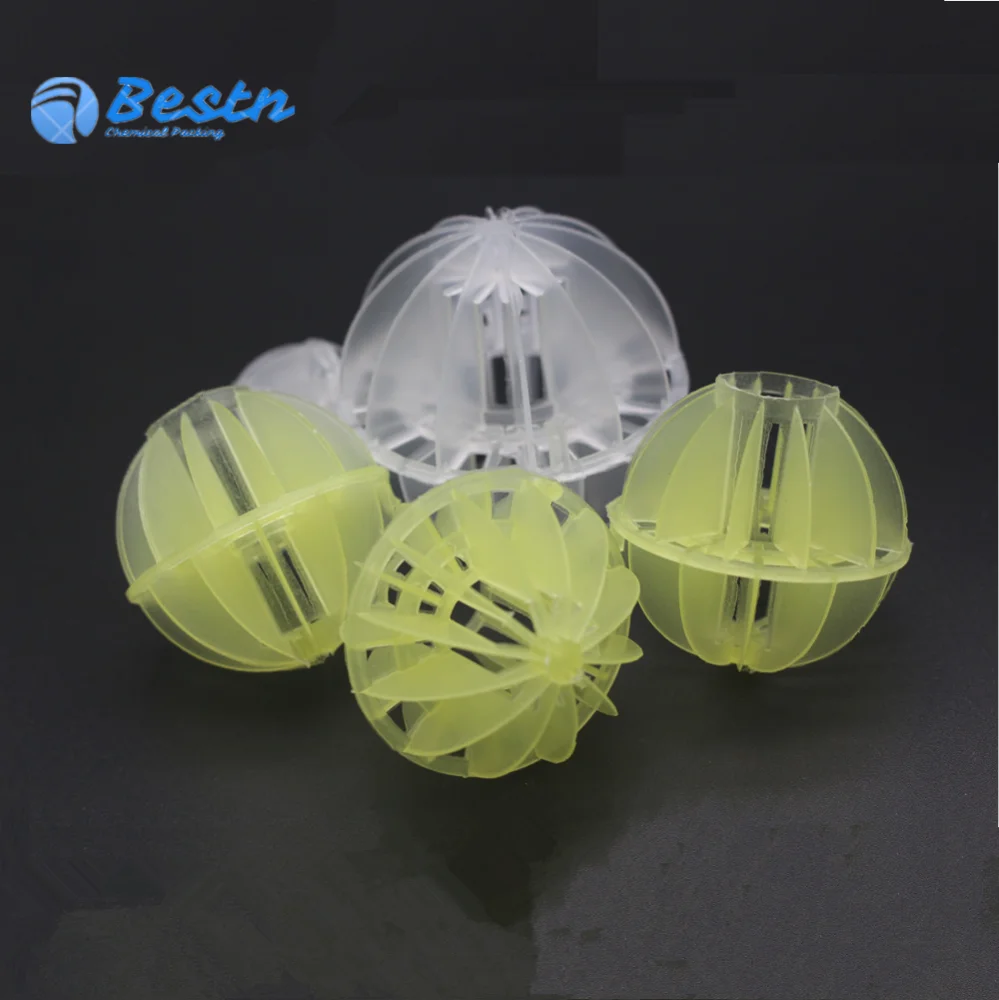 Plastic Polyhedral Hollow Ball PP Multi-faceted hollow ball for Waste Water Treatment