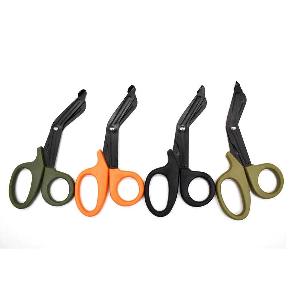 18.5cm Multi Function Rescue Scissor EDC Survive Trauma Scissors First Aid Emergency for Camping Survival