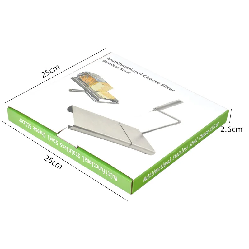 Cheese Slicer Stainless Steel Wire Cutter with Serving Board Kitchen Tool Set Board Chocolate Grater Cheese Cutting