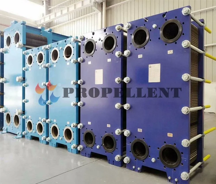 Reliable corrosion-resistant equipment Plate heat exchanger cooling 98% sulphuric acid outstanding heat transfer efficiency