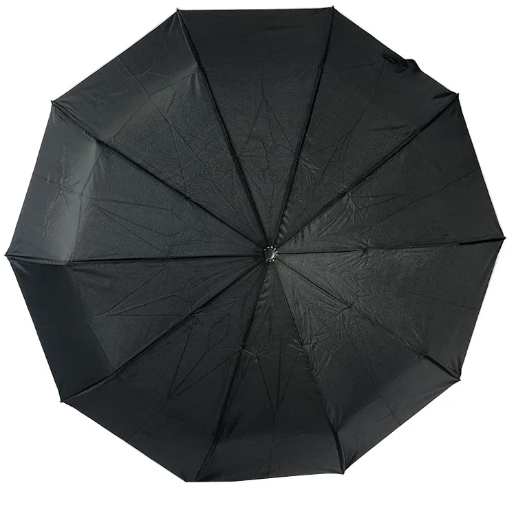 Оптовая продажа, дешевый автоматический 3 складной рекламный Зонт с индивидуальным принтом для рекламы