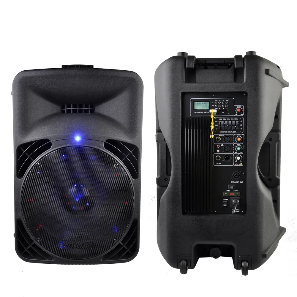 CSM15AXQ 15 Inch 180W Powered Speaker Active Speaker With Fm