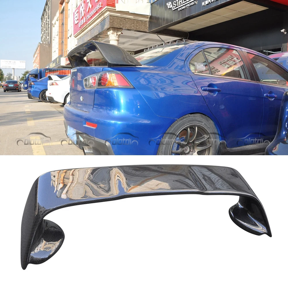 OEM Style Carbon Fiber Spoiler Wing Rear Trunk Boot Lip For Mitsubishi Lancer X EX EVO 10 2008-2017 Car Styling
