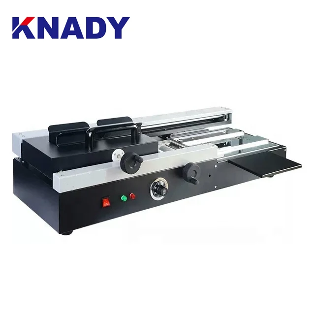desktop manual easy operating small size book glue perfect binder binding machine