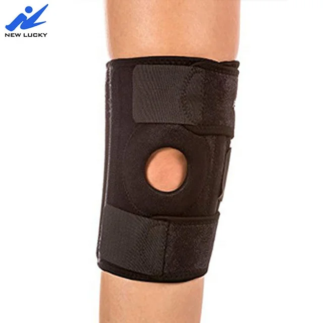 Neoprene Knee Support Open Patella Hinged Knee Brace Stabilizer Joint Support Knee Pads