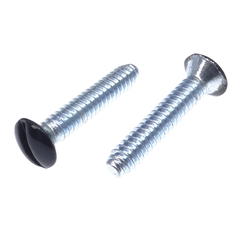 Slotted Machine Screw Black Coated Machine Screw Machine Screw for Switch Plate