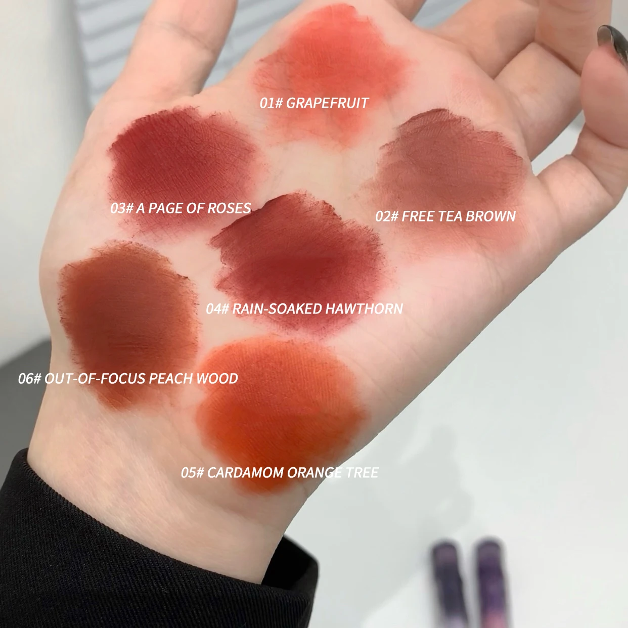 Matte Finish Liquid Lip Tint Long Lasting GEGE BEAR Creamy Non-Drying Richly Pigment Smooth Texture Cute Lip Glaze