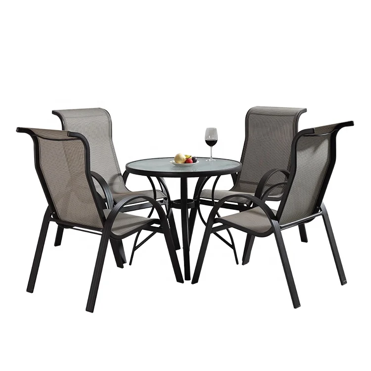 Outdoor garden tea table set outdoor pool chair furniture set