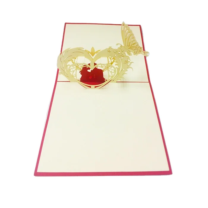 Nice design valentine pop up card template