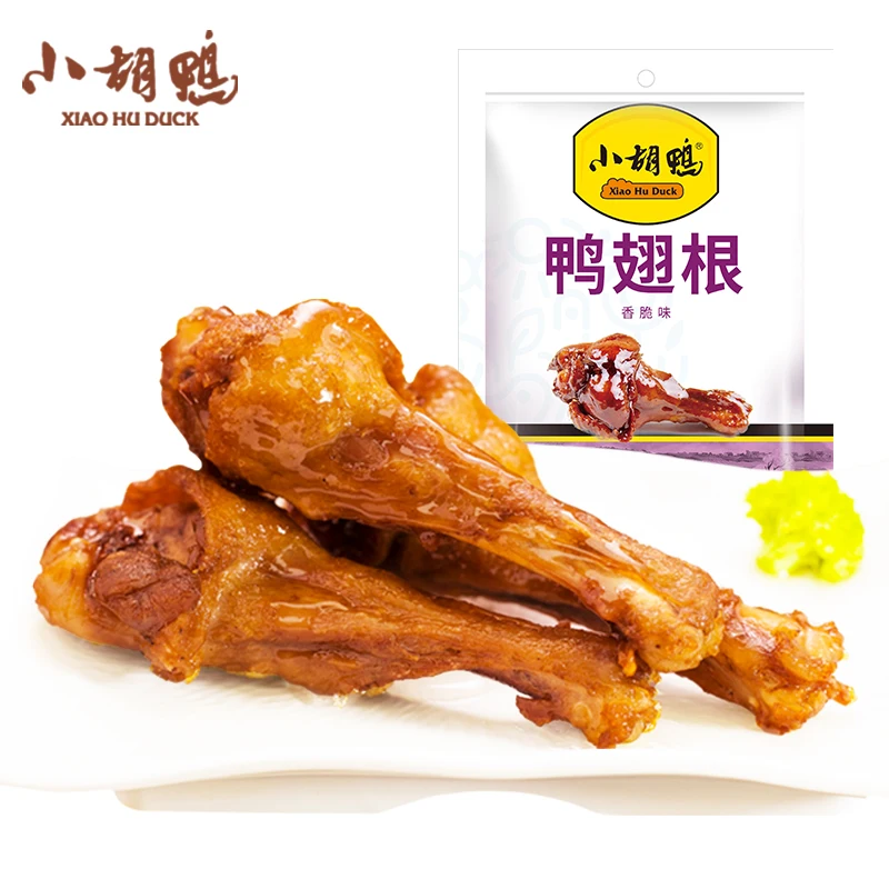 Xiao Hu-Duck Delicious Snack 118g * Crispy Duck Leg Snack Chinese Snacks Online Store