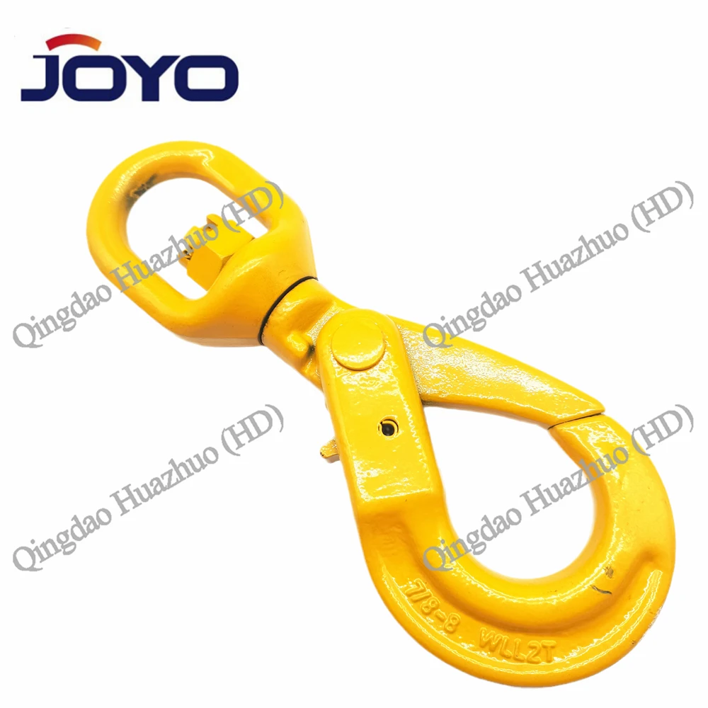 G80 G100  swivel Self locking safety  Lifting  hooks US type,CE certification,ISO9001:2015...