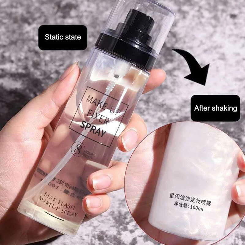 Makeup Setting Spray Long Lasting Sweatproof Waterproof Oil-control Moisturizing Fixing Mist Spray