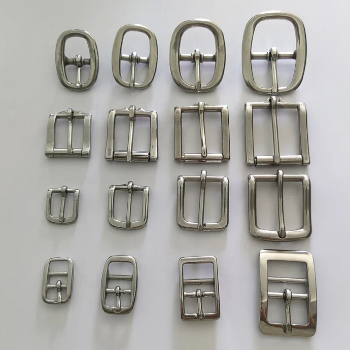 Assorted stainless steel buckle horse bridle halter harness buckle dog collar buckle 16mm 20mm 26mm 32mm 38mm