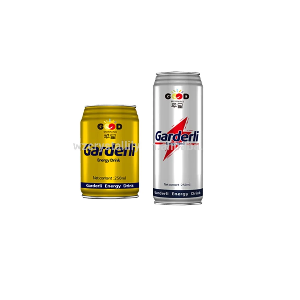 
high quality slim can energy drink 250ml OEM label 