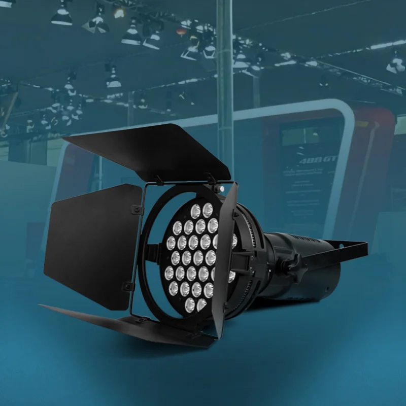 NEW Fast Shipping MJ 310W Warm White Cold White Par Light DMX LED Car Exhibition Light With Barndoors For Auto Show