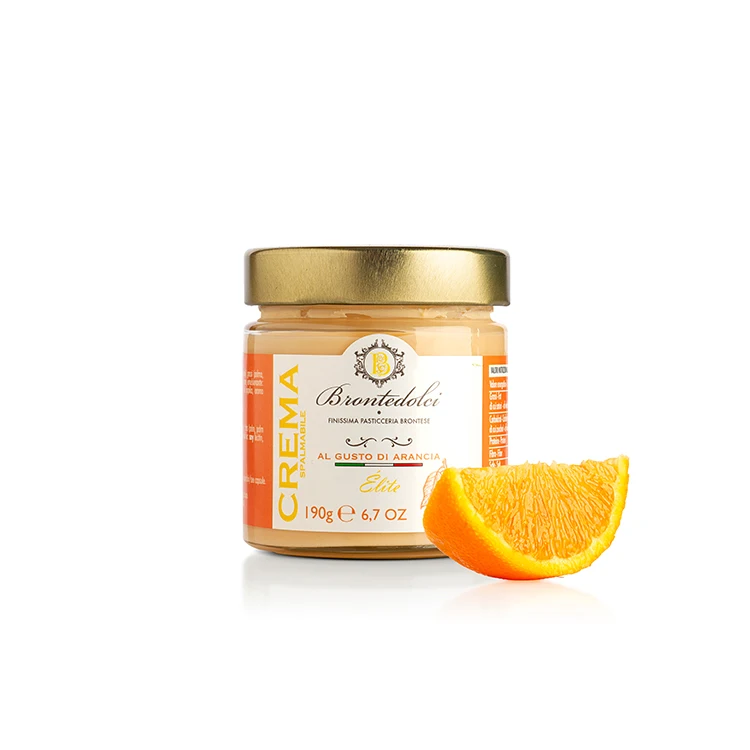 
Top quality 12 months shelf life Orange Fruit Cream spread 190g for export 