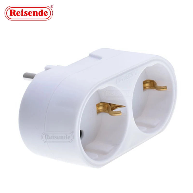 Germany Extension Power Socket With Schuko   1 To 2 Way Socket German Type Socket  Connector