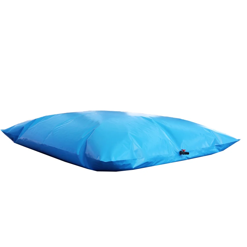 Large capacity pillow type water bladder pvc fire drought transportation emergency folding vehicle soft water storage bag