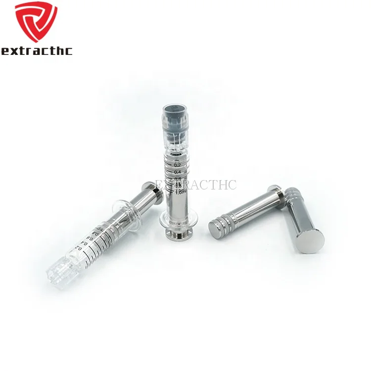 
Custom sterilized 1ml luer lock glass prefilled syringe 