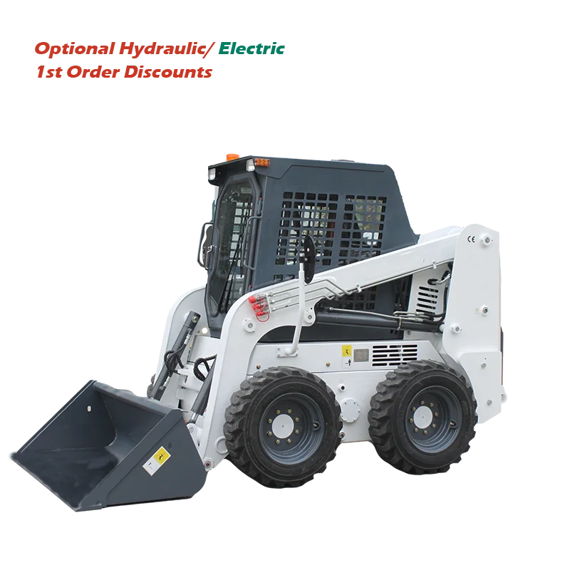 CE Certified Skid Steer Loader with EPA T4/Euro 5 Emission Standards & Rated load of 830 kg | Brand New Chinese Mini Loader