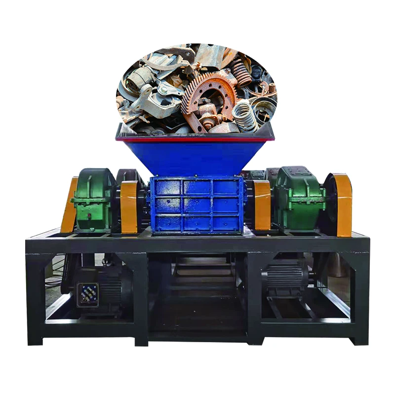 Custom Miracle S1000 Paper Other Rubber Recycling Machines Small Double Shaft Shredder