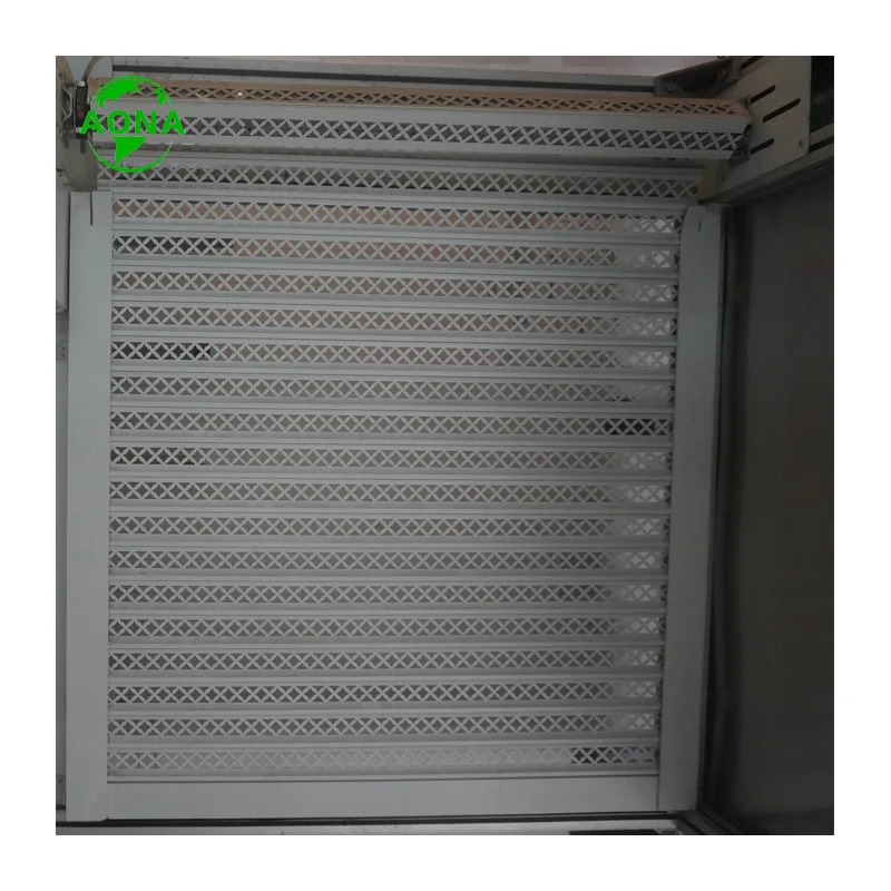Modern Custom Mall Shop Aluminum Perforated Roller Shutter Grill Door
