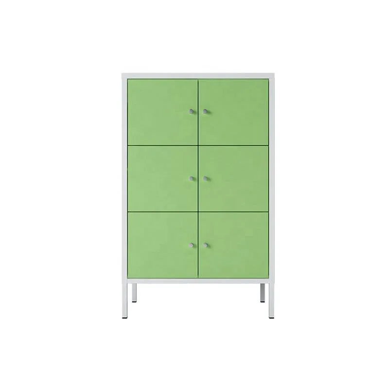 Fashion Furniture Home Furniture Steel Bedroom 6 Doors Wardrobe Color Steel Storage Cabinet