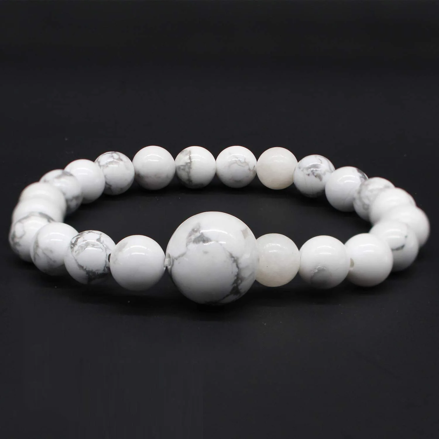 Anti Nausea Wristband Bracelet 6&14MM Natural Stone Bracelet Nausea Relief Bands Adjustable Bracelet