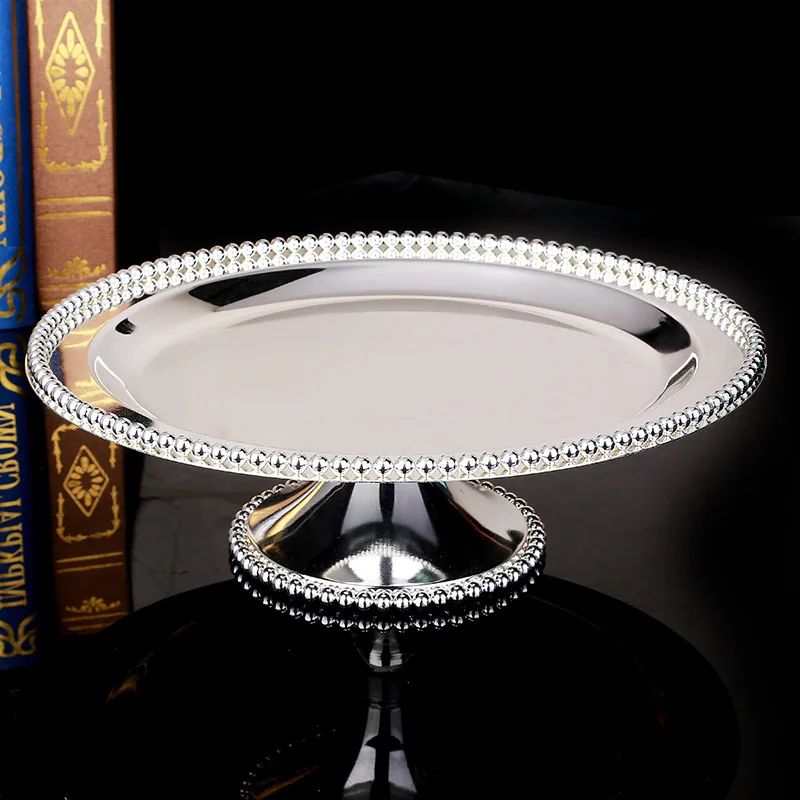 Dinner Under Decorative  metal beaded charger Copper Brass color Trays and Charger Plates under plate beaded antique plate