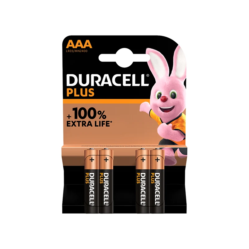Батарея Duracell MN2400 Plus 1 5 в микро AAA батареи блистере