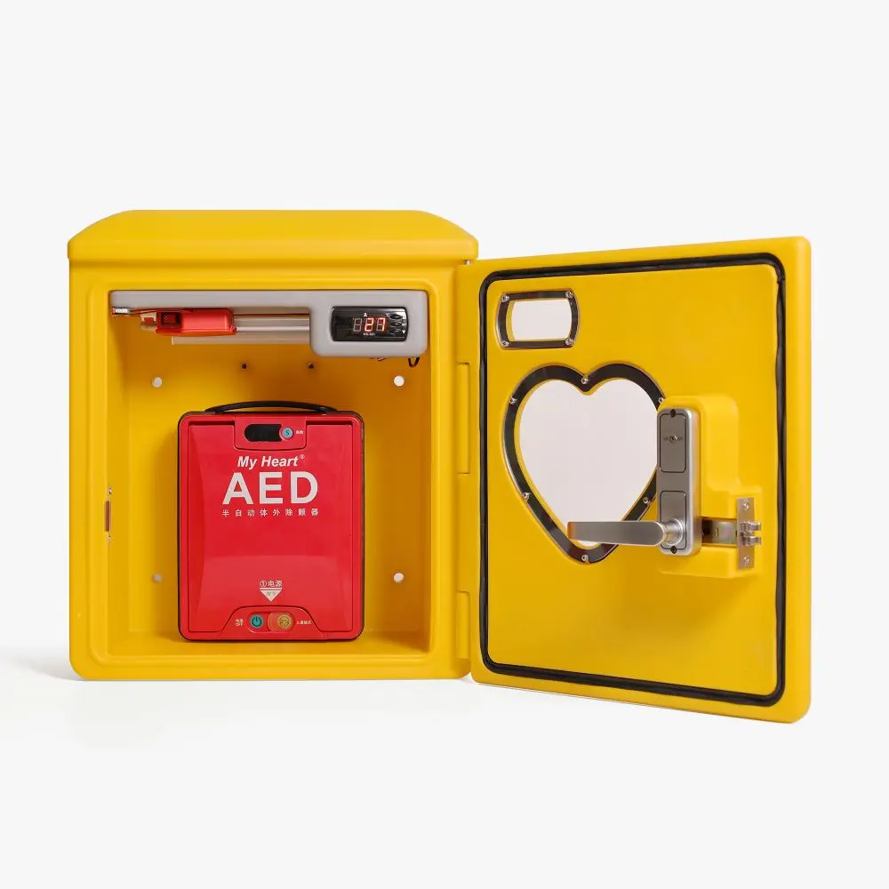 WAP P13 New Medical Plastic Storage Outdoor Waterproof AED Heating Cabinet with Snap Lock