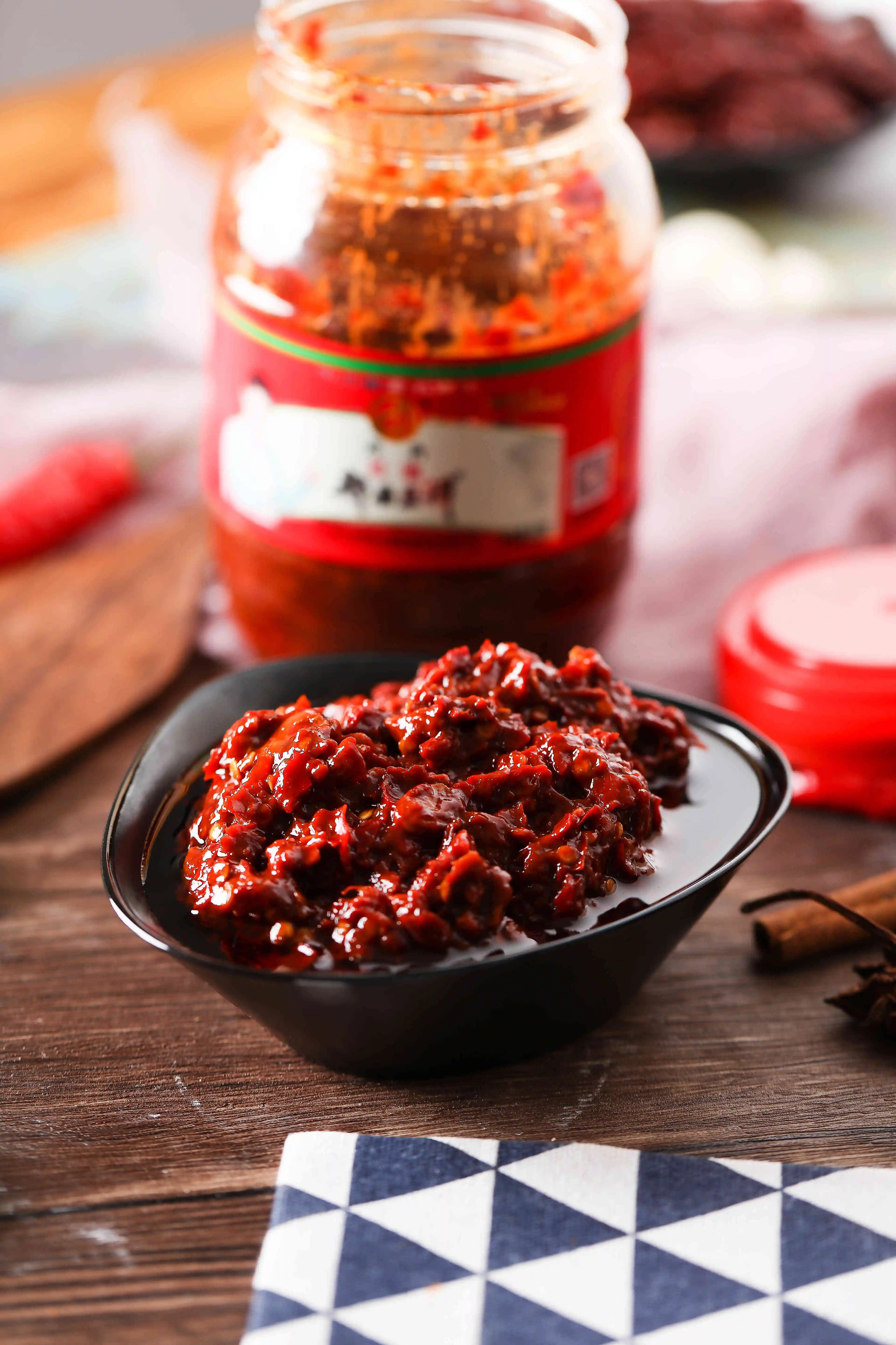 
2021 1450G Chinese HotPot Condiment Sichuan Sauce Red Chili Oil Butter Broad Pixian Bean Paste 