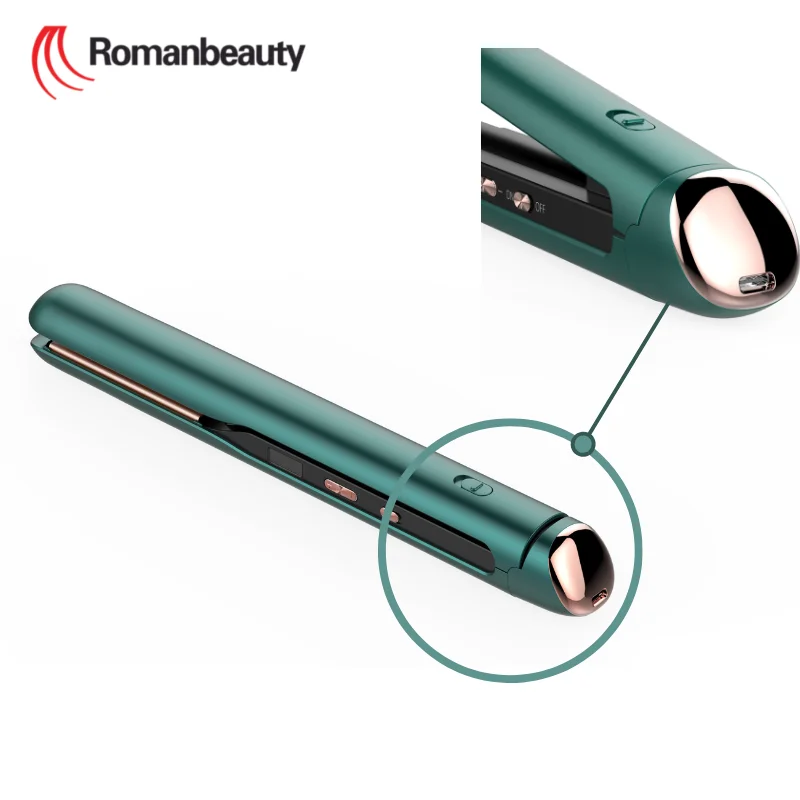 2022 hot selling Rechargeable Portable Flat Iron Wireless Hair Straightener New cordless Flat Iron