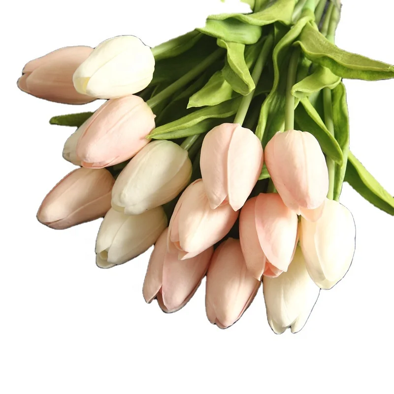 JD-N141 tulips chaise tulipe seeds bulb Artificial Flowers Wedding Decoration Bride Bouquet Real Touch Homes Garden Decoration
