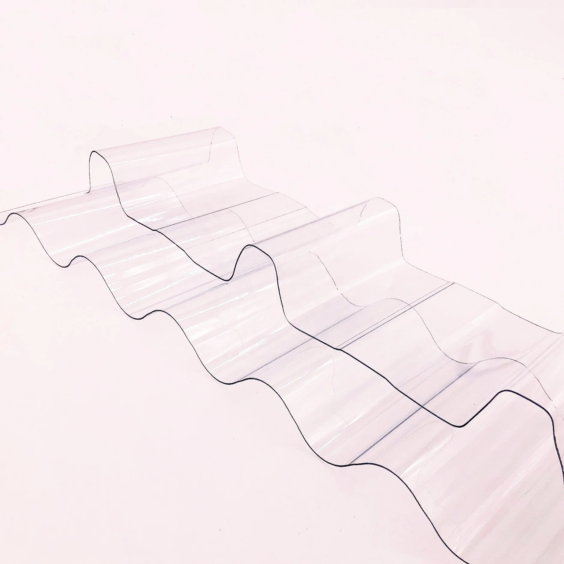 Transparent PC Roof Sheet Product name polycarbonate corrugated plastic roofing sheets