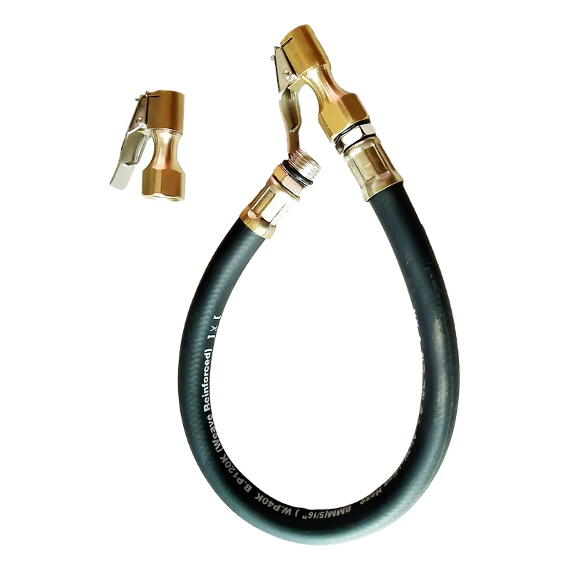 Factory Brass Air Chuck Tire Chuck Heavy Duty Lock On Tire Inflator Chuck With Clip