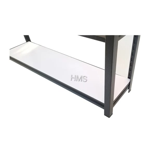 Storage Rack Slotted Shelf Warehouse Light Duty Boltless Rivet Angle Shelving For Garage