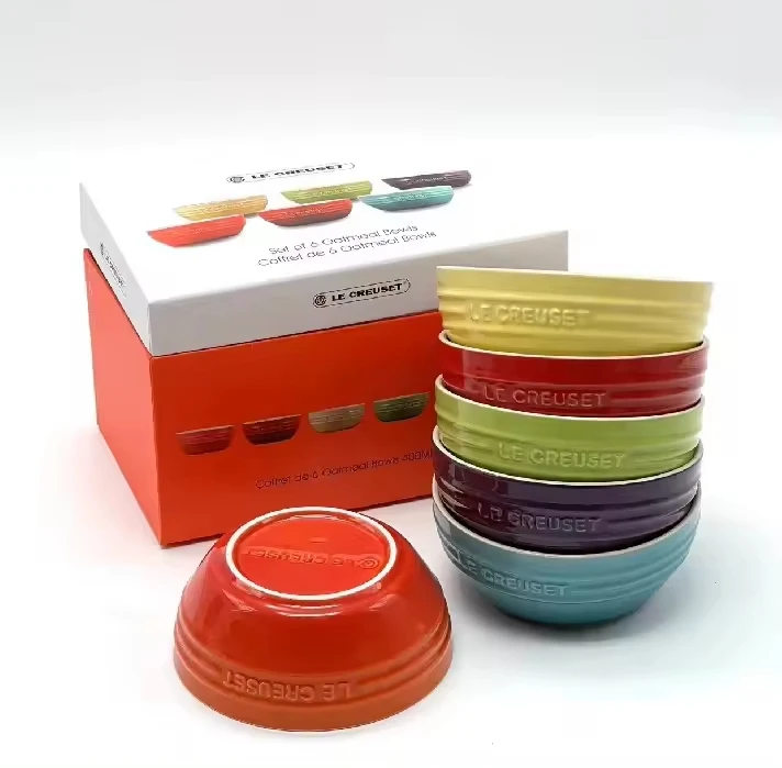 Chinese Style Wholesale Fine Porcelain Bowl Set Ceramic Salad Serving Bowl for Family Home