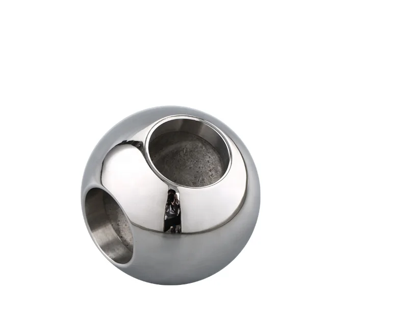 
quality control stainless steel hollow valve ball for Russian 