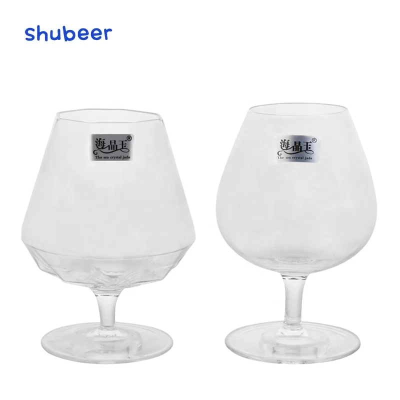 500ML 16oz Brandy Snifter Glasses for Whiskey, Short Stem Wine Glass Set for Bourbon, Cognac, Brandy