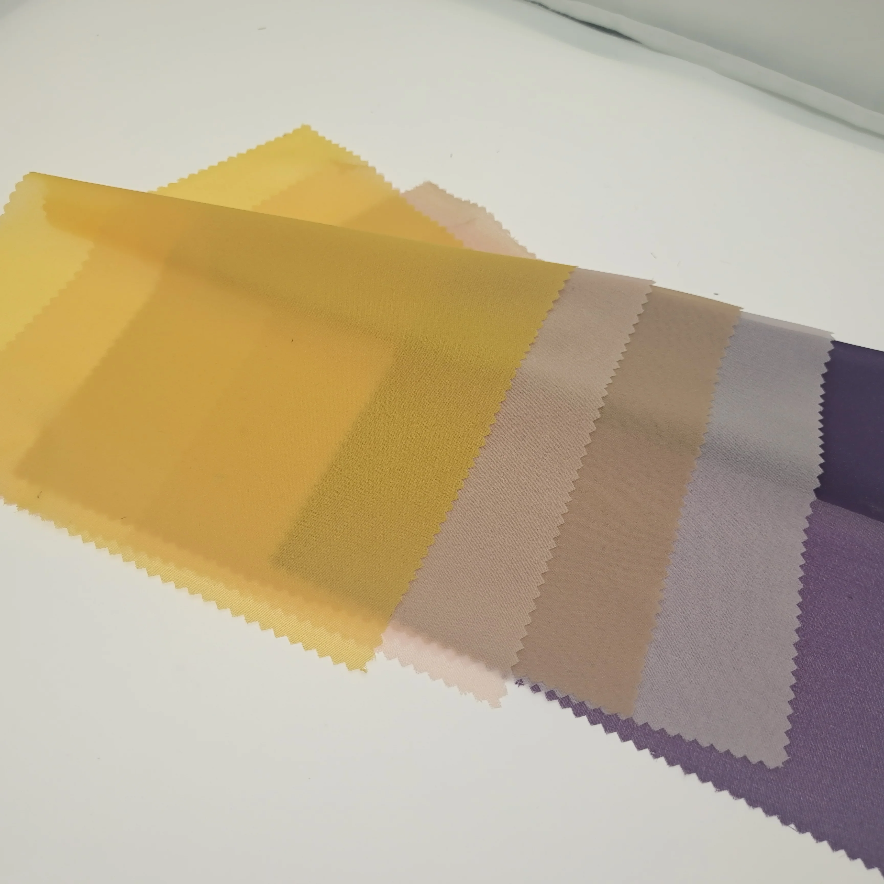 China factory good quality colorful colourful soft Waterjet Woven interlining fusible interlining for lady chiffon blouse