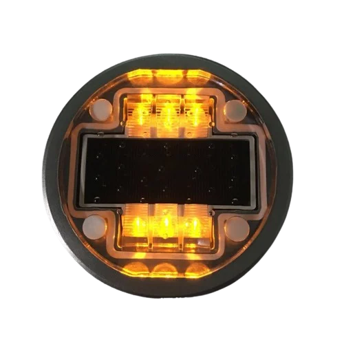 Pedestrian Crossing Solar Road Cat Eyes Waterproof IP68 Aluminum Embedded in Pavement Markers Aluminum embedded Solar Road Stud