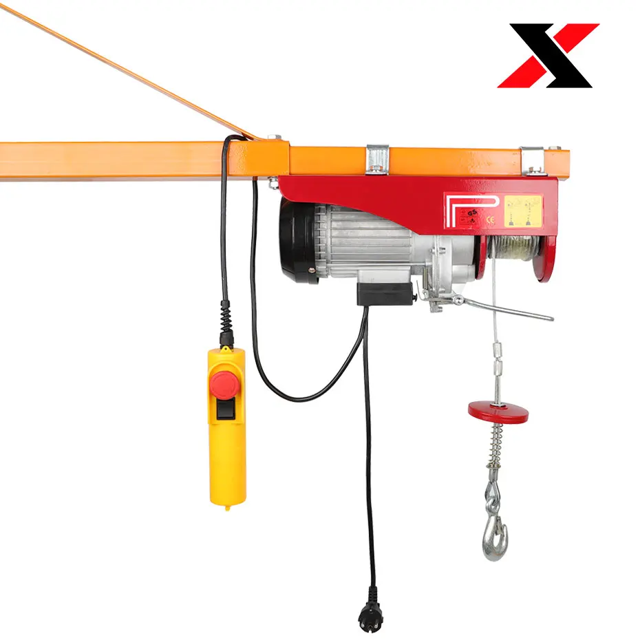 SHAWSON hot mini-type wireless remote control electric wire rope crane lifting equipment