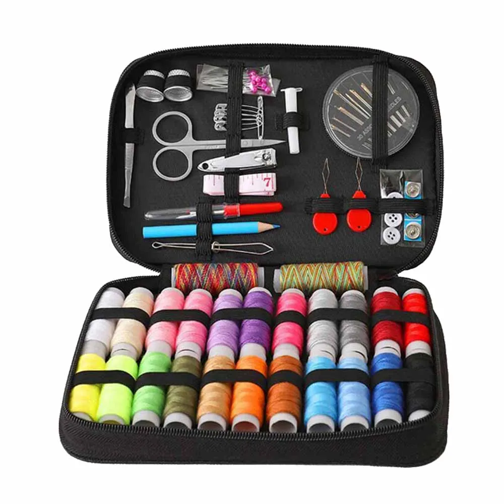 Amazon Hot Household Portable Sewing Thread Set For Travel Sewing Kit Hotel Sewing Set