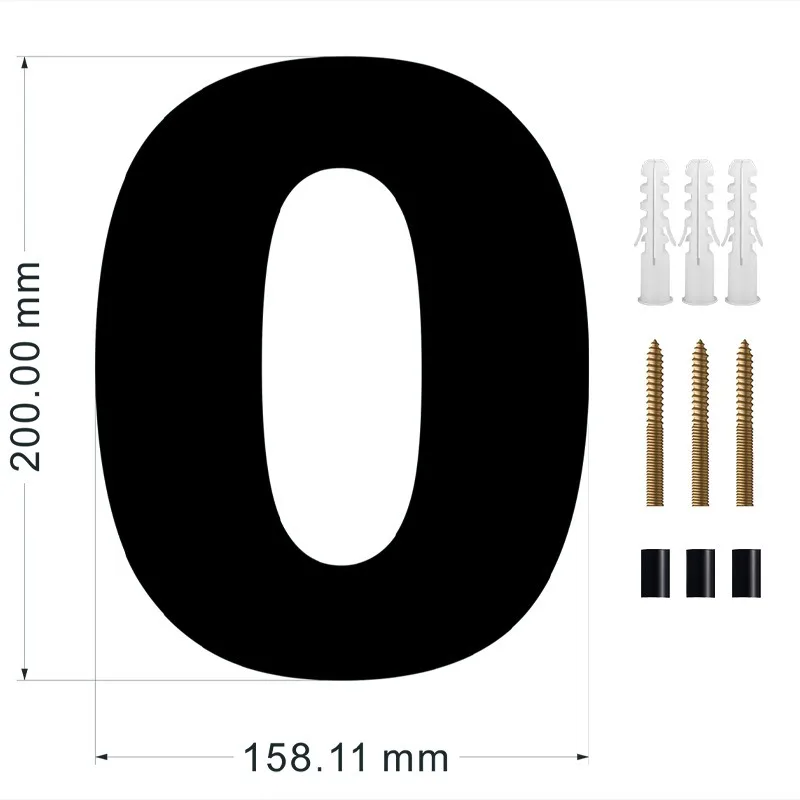 Company custom logo  8 inch 20CM   letter  house numbers hotel business logo signage