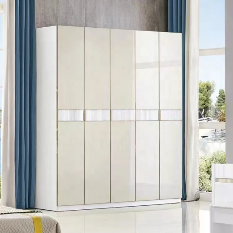 2023 modern bedroom furniture set luxury king size bed mdf