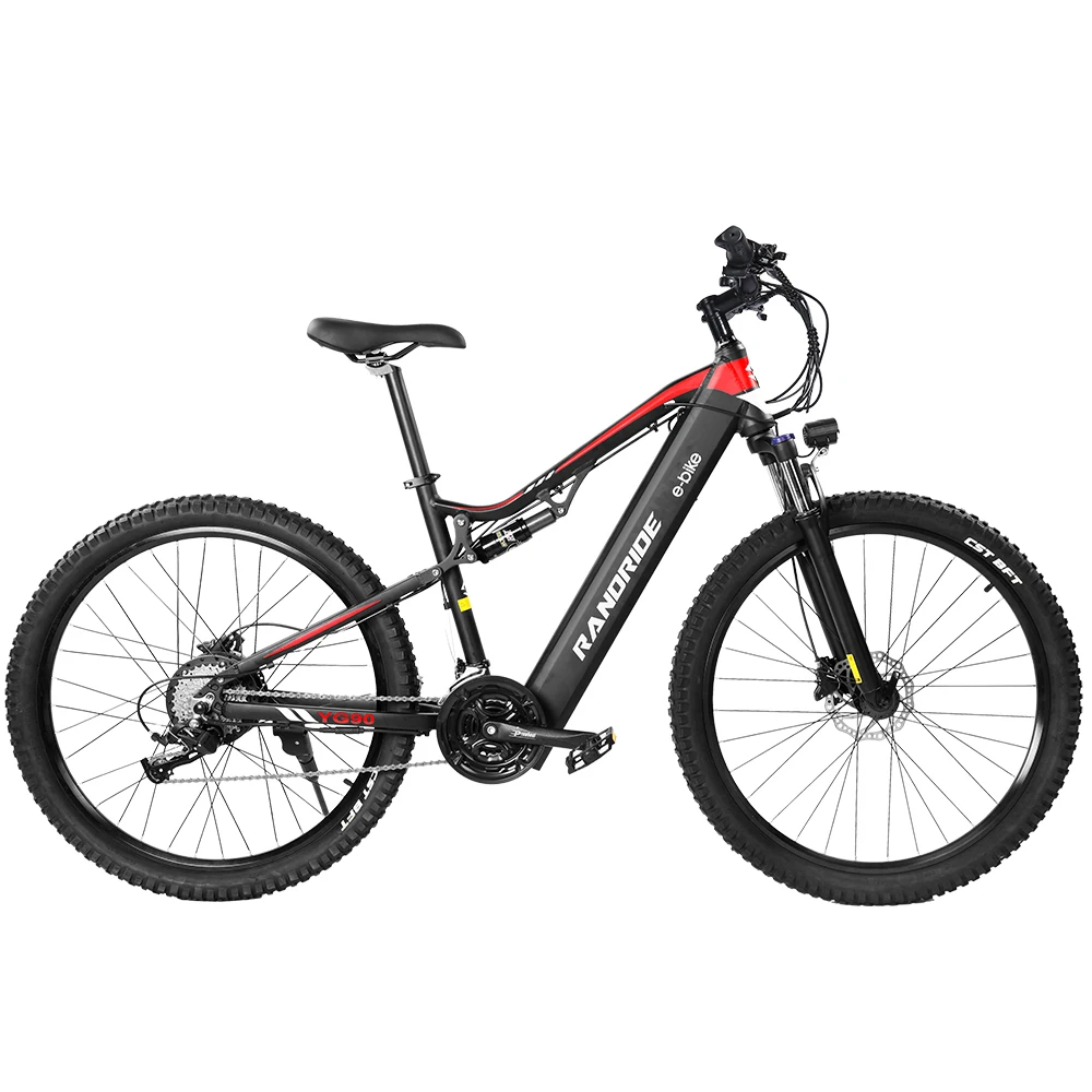 27,5*2,4 дюймов Электрический горный велосипед YG90 E Bike 1000W Мотор 48V 17Ah батарея E-Mtb с бесплатными очками bici electrique